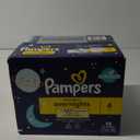 Pampers Overnight Diapers - Swaddlers Overnights - Size 4, 58 Count, Disposable Baby Diaper, Night Time Leak and Skin Protection