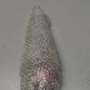 Gejoy Mercury Glass Christmas Finials Tree Topper Red Ornaments Spherical Blown Glass Xmas Tree Topper Finials with Carved Flowers Holiday Indoor Suitable for Party Decoration, 9.8inches