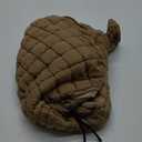 Puffer Quilted Shoulder Bag for Women Padding Shoulder Bag Puffy Hobo Bag Trendy Tote Bag 2025 (Large, Brown)