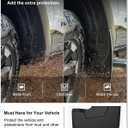 KIWI MASTER Mud Flaps for 2019-2024 Dodge Ram 1500 (with OEM Fender Flares, Not Fits Classic or TRX), Heavy Duty Front & Rear Mud Guards, No Drill, 4 Pcs Set