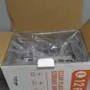 12 PACK LARGE Clear Storage Bins with Handles & Labels, Multiuse Plastic Pantry Organizer Bins for Home Kitchen, Fridge, Freezer, Cabinet, Closet, Bathroom, Shelf, Laundry, RV, Under Sink Organization