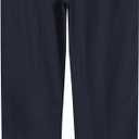Weintee Men's 34" Inseam Tall Linen Pants with Pockets (X-Large Tall, Navy)