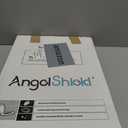 Angel Shield Wood Veneer Natural Toilet Seat with Quiet Close, Easy Clean, Quick-Release Hinges (Elongated, Oak)