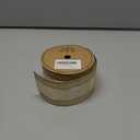 Ribbli Champagne Gold Wired Ribbon Satin with Glitter Edge 2.5 Inch Champagne Christmas Ribbon for Tree Gift Wrapping Wreaths Garland Topper Bows Crafts Home Decor -10 Yards