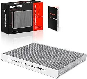 A-Premium Cabin Air Filter w/Activated Carbon Compatible with VW Jetta 1993-2005, Passat 2001-2005, Golf 1993-2006, Beetle 1998-2010, Cabrio 1995-2002 & Audi TT 2000-2006, Replace# 1J0819644