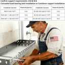 Concealed Load-Bearing Bolt,Invisabolt Floating Bench Mounting System | Reinforced workbench structure boosts safety. Fits all brands of adjustable floating shower bench kits.