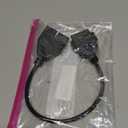 OBD1 Scanner, OBD1 to OBD2 GM Adapter, OBD 1 Scanner Cable Code Reader OBD1 12 Pins to OBD2 OBD II 16 Pins Socket Scan Diagnostic Extension Tool Cable Connector Replacement for GM Popular (Black)