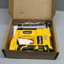 Cordless 2" Brad Nailer Compatible with Dewalt 20V Battery (No Battery), 2-in-1 Electric Nail Gun/Staple Gun, 18 Gauge Nail Gun Battery Powered with 1000 Nails for Wood Carpentry, 7.2LB