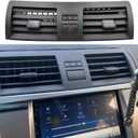 Car Front Dashboard Air Conditioning Outlet Panel Grille Cover Compatible with Camry 2006 2007 2008 2009-2011 Center Dash A/C Outlet Air Vent Panel-55660-06100