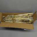 Shower Caddy Tension Pole - Gold Corner Shower Caddy Stainless Steel Bathroom Shower Organizer for Tub Tension Rod Corner Shower Shelves, 22-114.2inch