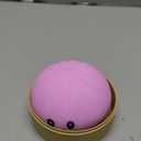Dumpling Squishies Toy, Giant Glitter Dumpling, Colorful Dumplings Stress Balls Fidget Sensory Toy,Soft Squeeze Decompression Dough with Food Steamer, Stretchy Desk Toys (Purple)