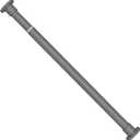 Stainless Steel Shower Curtain Rod, 1 - inch Diameter Adjustable Spring Stainless Steel Telescopic Rod, Easy to Install, Suitable for Bathrooms, Windows, and Wardrobes(Gray,59~94.5/1.5~2.4m)