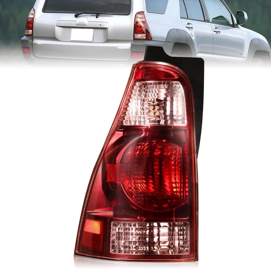 Boine Left Driver Side Tail Light Assembly Compatible With 2003 2004 2005 Toyota 4Runner Rear Light Brake Lamps Replaces 81561-35270, TO2800147 (Left Driver Side)