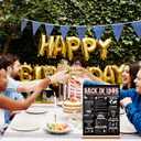 40th Birthday Party Decorations for Girl Boy, Sweet Back in 1985 Birthday Decor Poster Acrylic Table Sign, 40th Birthday Party Supplies, Double-Sided