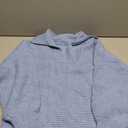 Women's Johnny Collar Pullover Sweater Sky Blue, M
