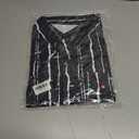 Mens Button Down Short Sleeve Shirt Casual Button Up Dress Shirts for Men Beach Summer Tops with Pocket (XXL)