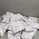 Peomeise Stretch Spandex Folding Chair Cover for Wedding Party Dining Banquet Event (White,25pcs)