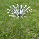 Metal Flowers - Unique Dandelion Design Outdoor Garden Stakes, Durable Weather-Resistant Steel, Easy Installation, Large Yard Art for Plants and Small Decorations, Ideal for Garden Enthusiasts