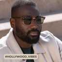 livho Rimless Trendy Polarized Sunglasses Men Women, Retro Sun Glasses for Men Women 2025, Semi Rimless UV Protection Shades (4 Pack)