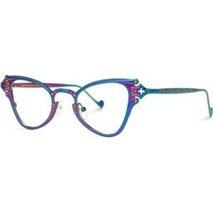 VOOGLAM Stylish Cat Eye Blue Light Blocking Glasses for Women Anti Eyestrain UV Eyewear Chuchin