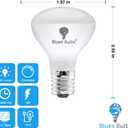 4 Pack R14 LED Bulb 4W E17 Base Mini Reflector Floodlight Light Bulb Dimmable 2700K Warm White - 40W Equivalent - e17 LED Bulb Dimmable E17 Intermediate Base Mini Light Bulbs, Curio Cabinet Light Bulb