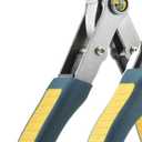 Blue handled reversible pliers, needle nose and standard