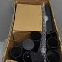 TVON Rolling TV Stand with Power Outlet for 32-75 Inch LCD LED OLED Flat Curved Screen TVs up to 88 lbs, Portable TV Stand on Wheels and Height Adjustment Max VESA 400x400mm