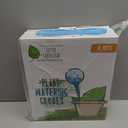 Plant Watering Globes: 12 Pieces. 4 Jumbo Multi Color + 4 Med Clear Rainbow + 4 Sm Multi Color Decorative Self Watering Planter Inserts. Hand-Blown Durable Glass. Ideal Plant Lover Gift