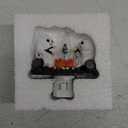 Ghost Campfire Nightlight,Halloween Campfire Flickering Night Light,3D Spooky Fire Marshmallow Night Light for Halloween Decor (Cute Ghost)