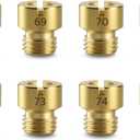 2240-8 Carburetor Main Jet Assortment Kits 68 69 70 71 72 73 74 75, 1/4"-32 Thread, Fit for Holley Carb Main Carburetors 2010 2300 4010 4011 4150 4160 4500 series, One per size