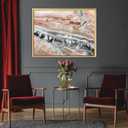 Pixy Canvas 16x24 inch Floater Frame for Canvas Paintings, Wood Panels, Canvas Panels & Stretched Canvas Boards. Floating Frame fits 5/8", 3/4" & max 7/8" Deep Artwork (Brass Gold, 16 x 24 inch)
