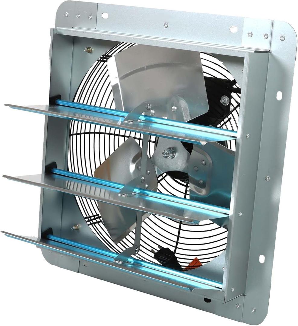 14 Inch Shutter Exhaust Fan, Exhaust Fan Wall Mounted, Suitable for Factories, Basements, Warehouses, Chicken Coops, Car Parks