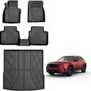 Floor Mats & Cargo Liner Set Custom Fit for Mazda CX-50 2023-2026 (Not for Hybrid) All-Weather TPE Rubber Anti-Slip CX50 Car Interior Accessories