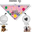 Happy Birthday Dog Bandana Dog Birthday Bandana for Dogs Birthdays Gift Party Supplies Pets Scarf for Small Medium Dogs & Cats