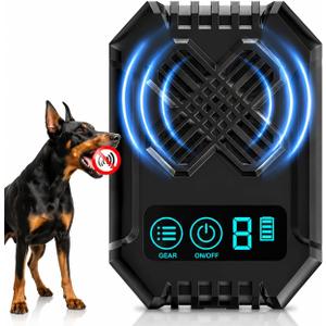 Anti Barking Device for Dogs, Ultrasonic Dog Bark Control | 3 Adjustable Modes, Rechargeable Ultrasonic Bark Control Device with Up to 50 FT Range for Indoor & Outdoor Dog Training