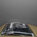 Stratford Park Black and Gold Comforter Set King Size, 9 Piece Jacquard Floral Bedding Set, All Season, Ultra-Soft, Matching Pillows & Shams, Bed Skirt, Curtains