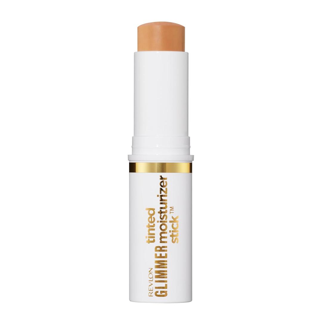 Revlon Glimmer Tinted Moisturizer Stick for Face, Lightweight Foundation, Hydrating Skincare-Infused Makeup, 130 130, 0.31 oz