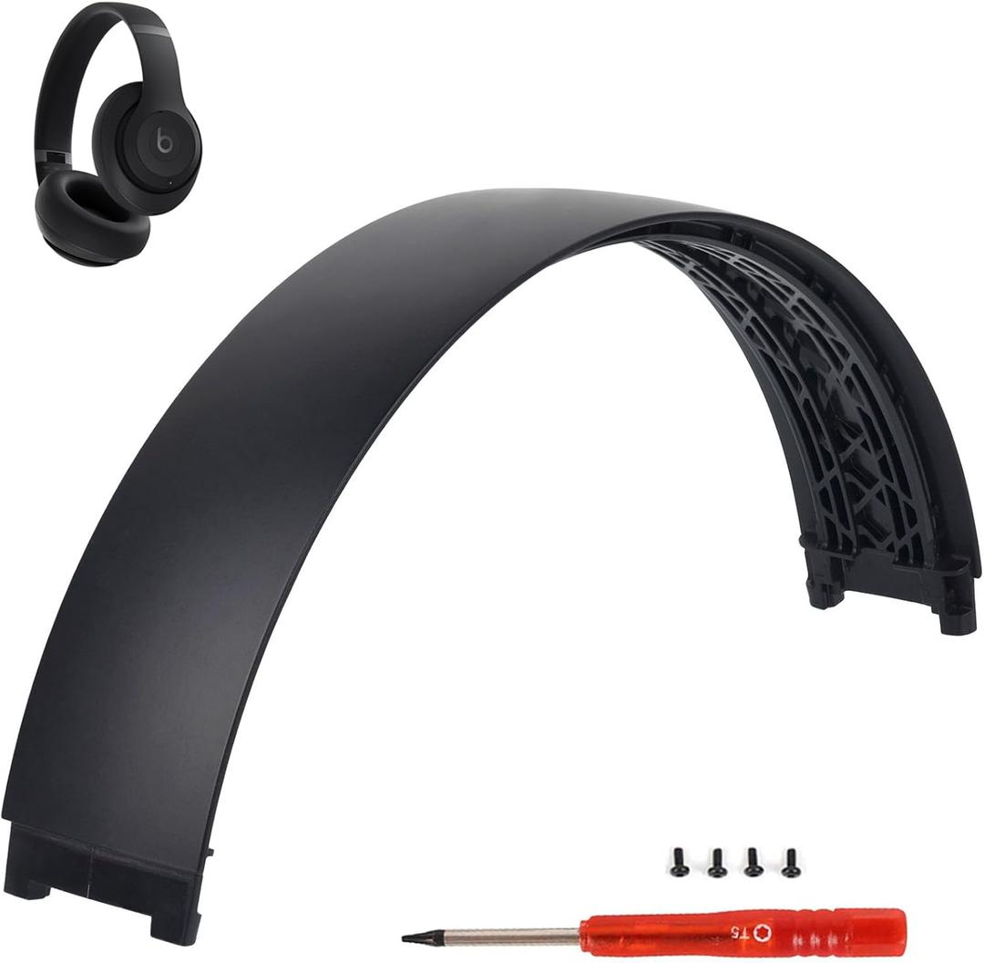 Beat Studio Pro Headband Replacement Parts as Same as Stock Arch Band Repair Kit Compatible with Beats by Dre Studio Pro/A2924 and Studio 3/A1914 Over-Ear Headphones (Black)