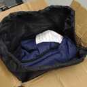 Suteck Heated Rocking Camping Chair, Fully Thicker Padded Heated Camping Chairs for Outdoor Sports W/3 Heat Levels for Back & Seat, Heated Rocking Chair for Adults with Carry Bag, Battery NOT Included (Deep Blue)