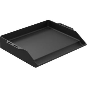 QuliMetal 18" x 14" Cast Iron Griddle for Gas Grill  Universal Flat Top Grill Plate with Handles, Matte Porcelain Enamel, Durable Griddle for Charcoal Grill, Oven & Stove, Easy to Clean