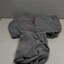 H.VERSAILTEX Super Stretch Individual Seat Cushion Covers Sofa Covers Couch Cushion Cover Slipcover Sets Thick Jacquard Textured Twill Fabric (3 Piece Sofa Cushion Covers, Grey)