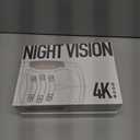 Night Vision Goggles 8X Digital Zoon Night Vision Binoulars for Adults with Backlit Button, 3" TFT Large Screen can Save Photo and 4K Video for Hunting, Camping, Surveillance (Red)