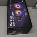 Thermalright Aqua Elite 240 V3 Water Cooling CPU Cooler, Double PWM ARGB Fans with S-FDB Bearings, Efficient PWM Controlled Pump,for AMD/AM4/AM5, Intel LGA1150/1151/1200/2011/1700, (AE240 V3)