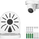 ZT-NET Universal Wall Camera Mount Bracket for Dome Security Camera, Cable Management Mounting Case Deep Base Junction Box, Outdoor CCTV IP Surveillance Cameras Holder Aluminum Alloy