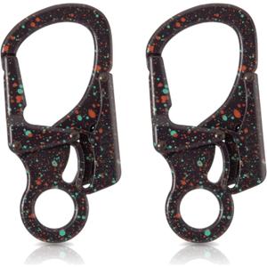 Ahiller Carabiner Clip, Double Anti-Misopening Locking Design, 3" Zinc Alloy Heavy Keychain for Outdoor Camping Hiking, Key Ring Clip