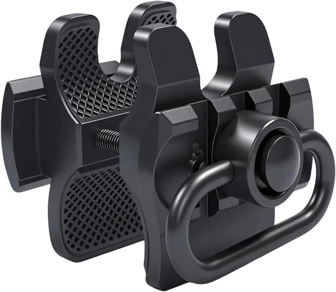 Tactical Shotgun Barrel Clamp Mount with Rubber Pads, QD Sling Swivel, Picatinny Rail Flashlight Accessories for 12Ga Mossberg 500/590, Maverick 88, Remington 870, SXP Defender and More