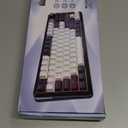 Redragon K746 Wireless Mechanical Keyboard with TFT Screen and Knob, Gasket Gaming Keyboard in TKL Layout, Hot swap Pre-Lubed Switches, RGB Backlight, for PC/Mac (Black&White)