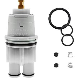 RP46074 R10000 Shower Valve Cartridge Compatible With Delta R22000 R1100 1300 1400 13/14 Series Single Handle Bath Tub and Shower Faucet Parts For Select Monitor Valves