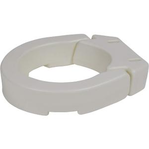Drive Medical Hinged Toilet Seat Riser, Standard Seat, White