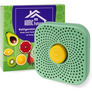 2 x Fridge Deodorizer 1PackMore Effective Than Baking SodaRechargeable Refrigerator Deodorizer Made of zeolite 8-12 Months Long-Lasting Freshness for Fridge